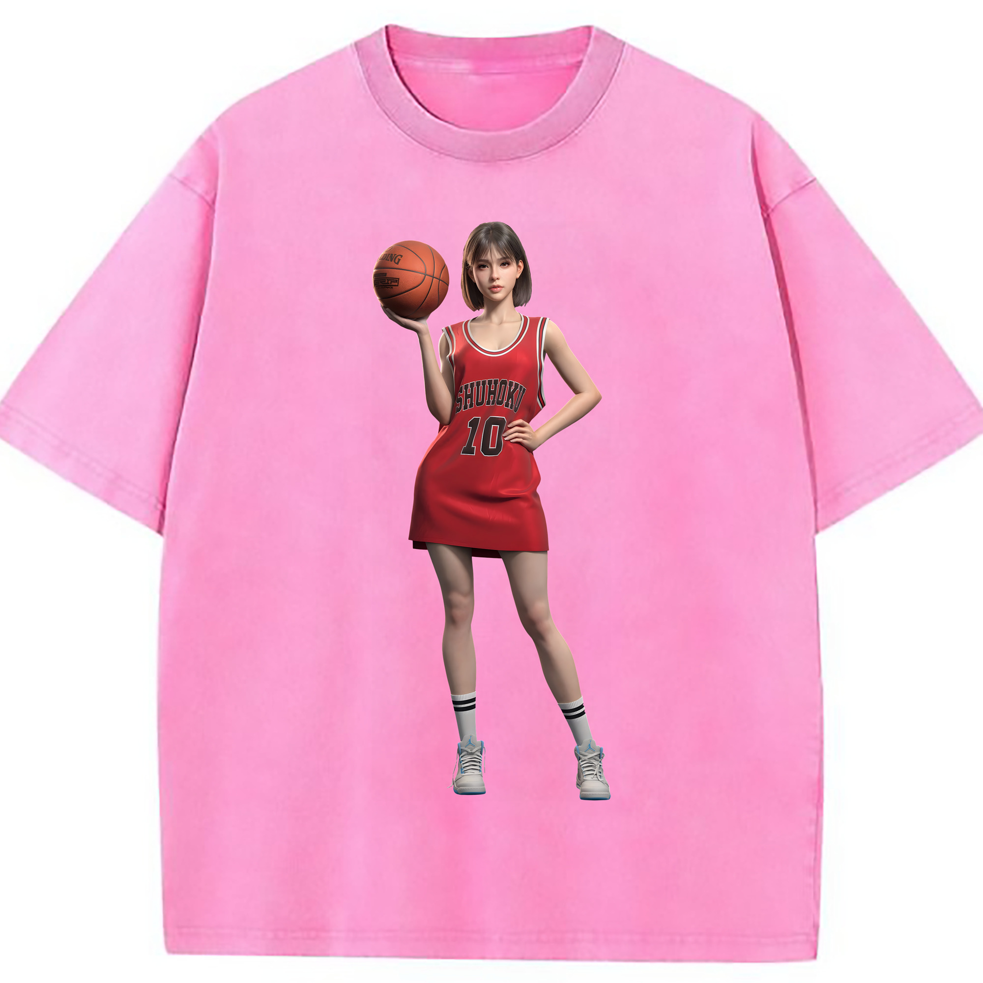 （画像用） SLAM DUNK／スラムダンク 綿100% ヴィンテージ風 半袖Tシャツ（フロントプリント）